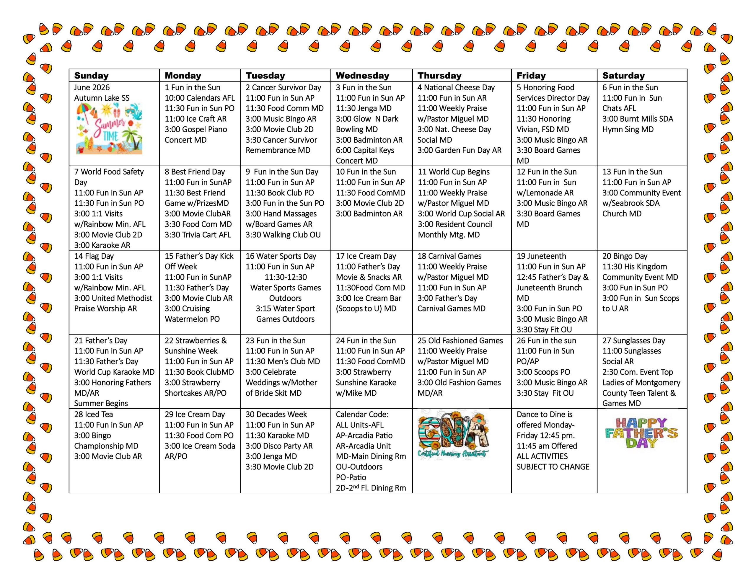 calendar